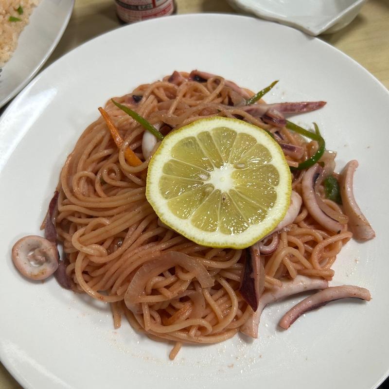 スパゲッティ　梅＆イカ(日多地 )