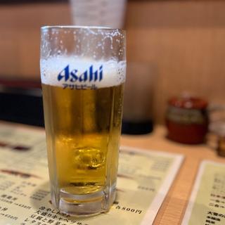 生ビール(炭火焼鳥 ふじとり)