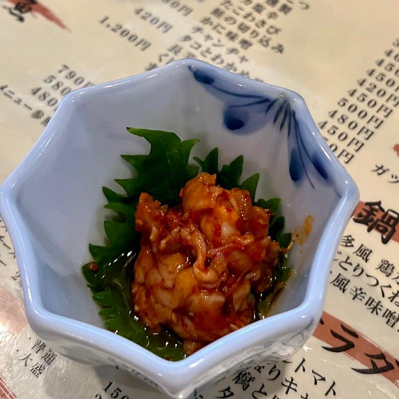 チャンジャ(炭火焼鳥 ふじとり)