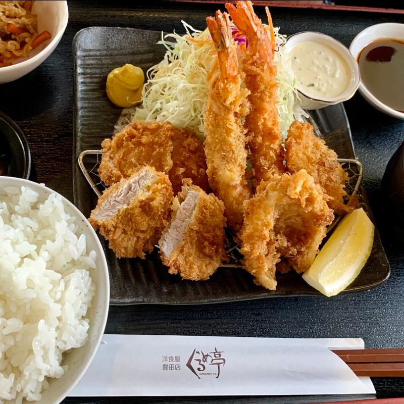 ミックスフライ定食(ぐるめ亭 豊田店 )