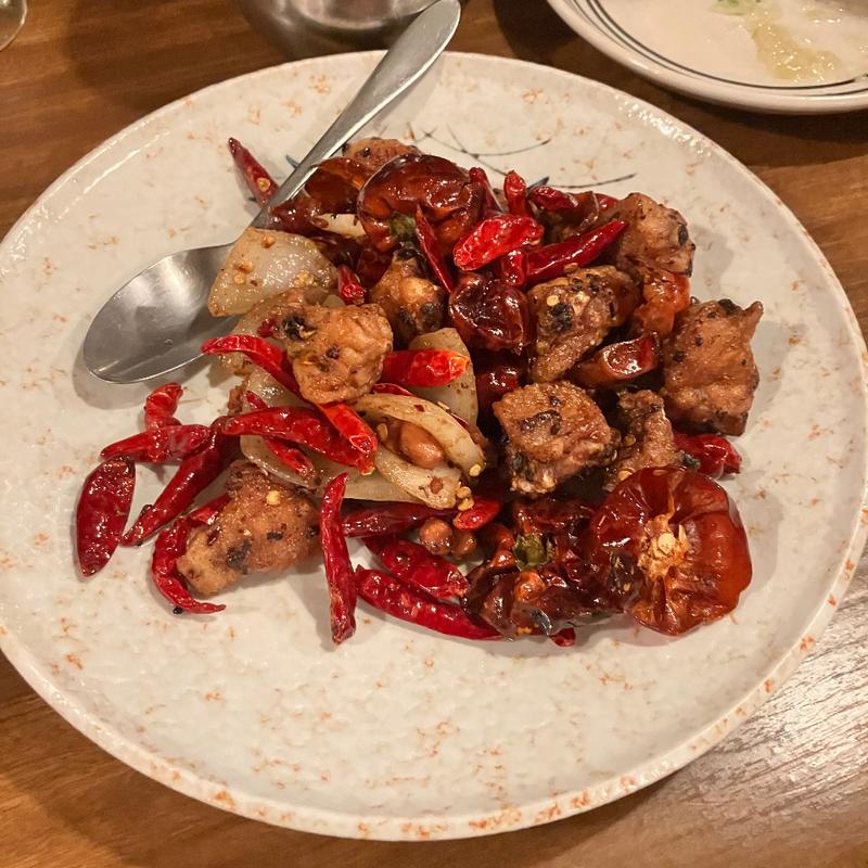 鶏の唐辛子炒め(ヤッチャイ )