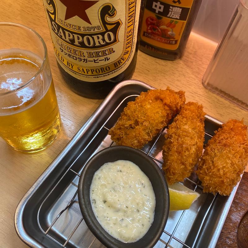 カキフライ(ほていちゃん 渋谷道玄坂店)