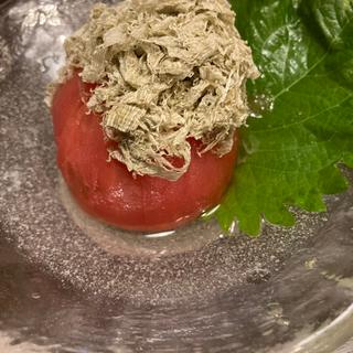冷製トマトおひたし風(台所料理たまい)