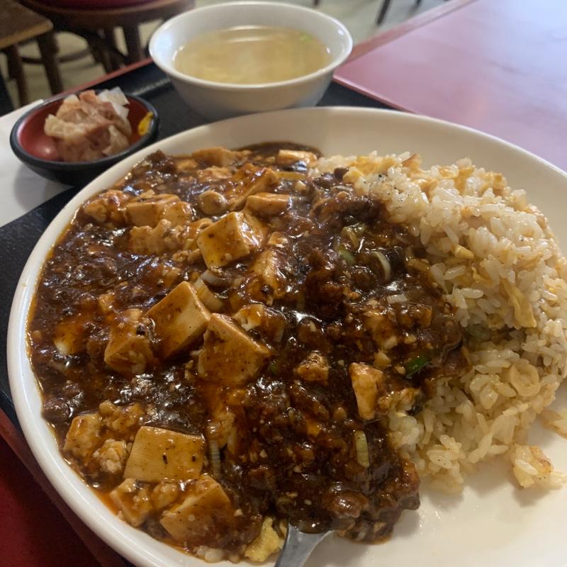 成龍（麻婆チャーハンセット）(大龍飯店)
