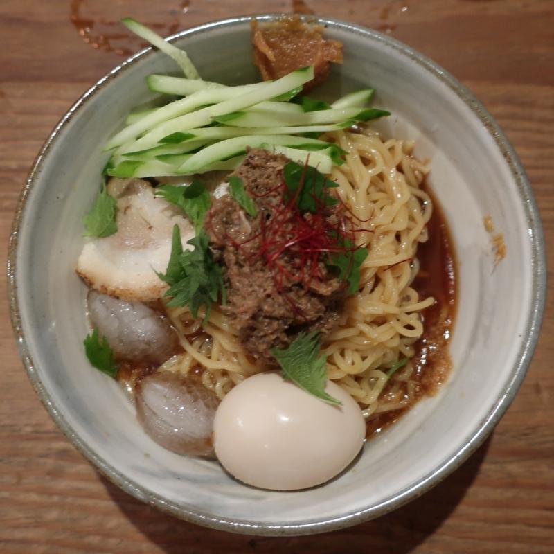 冷やし中華さんま(魚骨らーめん 鈴木さん)