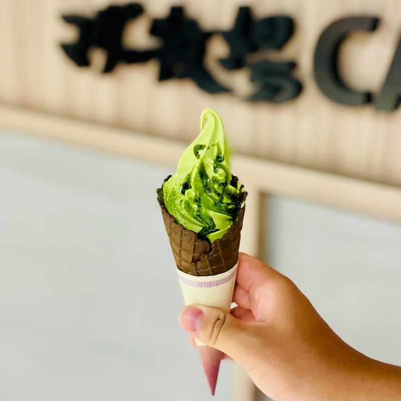 プレミアム宇治抹茶ソフト(マザー牧場CAFE 東京タワー店)