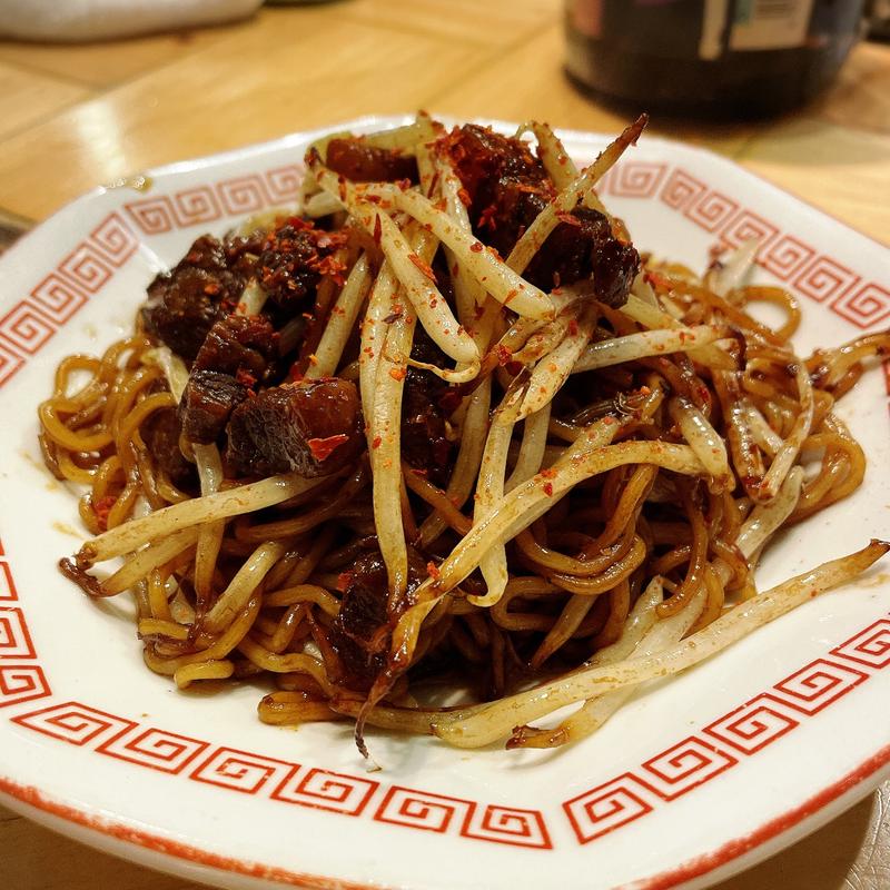 ルーロー焼そば(大衆酒場 チャン栓チャン)