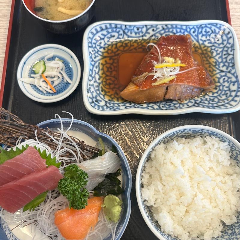 キンメ煮付け定食(久慈浜 みなと寿し （くじはま みなとずし）)