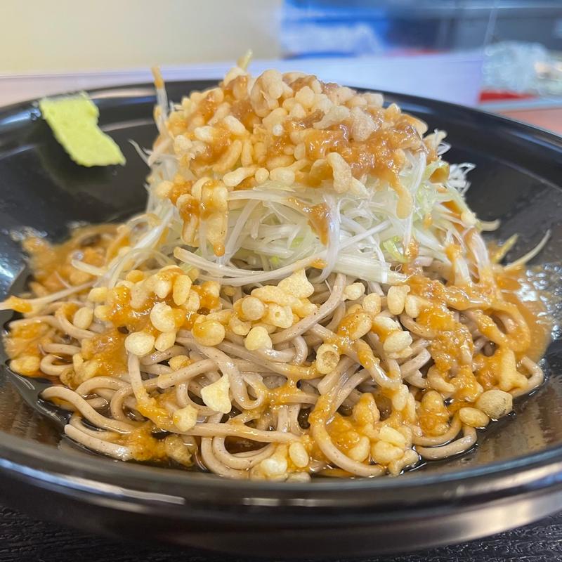 冷しねぎだくごまだれそば(濱そば 新横浜店)