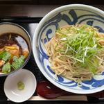 鴨ねぎつけ麺大(240g)ひや(ひとはな亭)