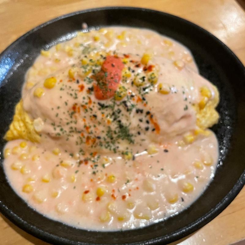 明太子とコーンのクリームオムライス(フィリス （F～iris）)