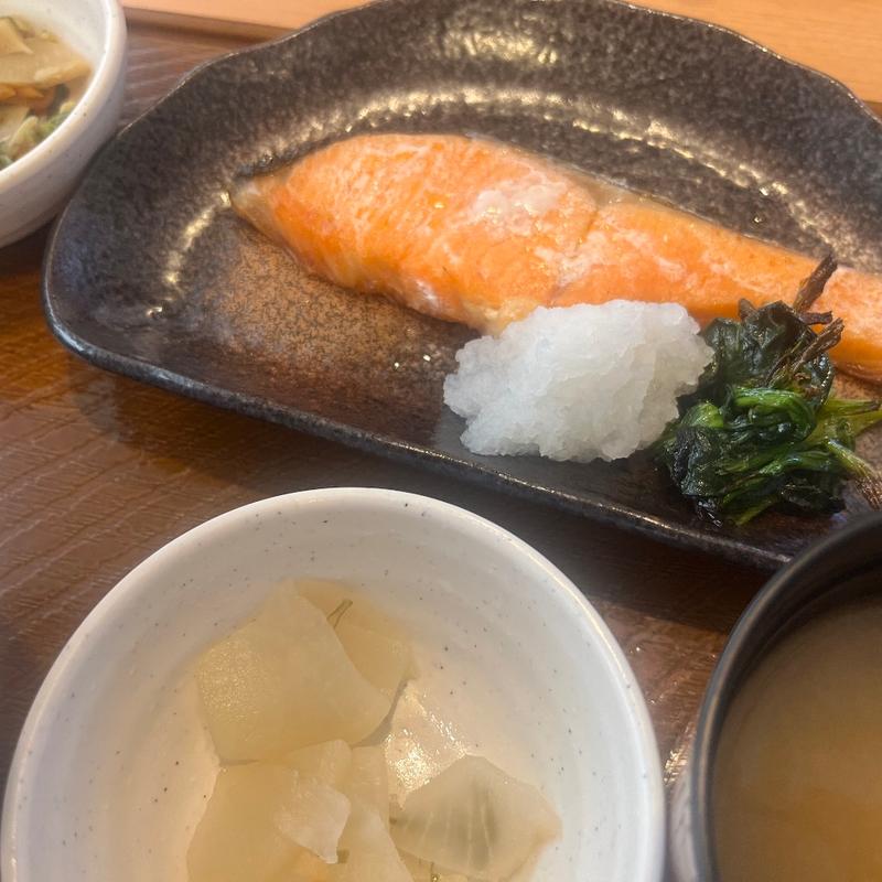 焼鮭朝定食(ガスト 野々市店)