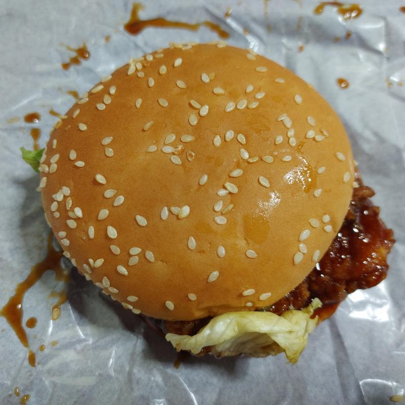 てりやきチキンフィレオ(マクドナルド 下総中山駅前店)