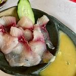 鯉のあらい(竹川峡 )