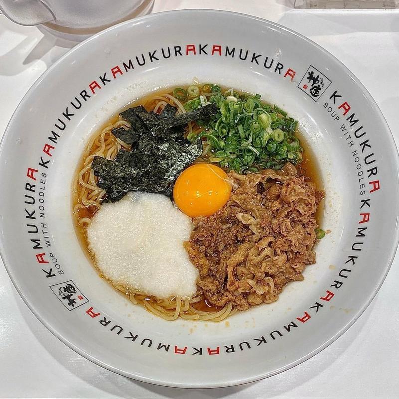 冷たい牛とろ玉ラーメン(どうとんぼり神座 渋谷店)