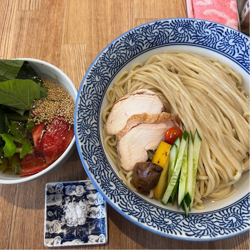 森の冷やしつけ麺(らーめん森や。)