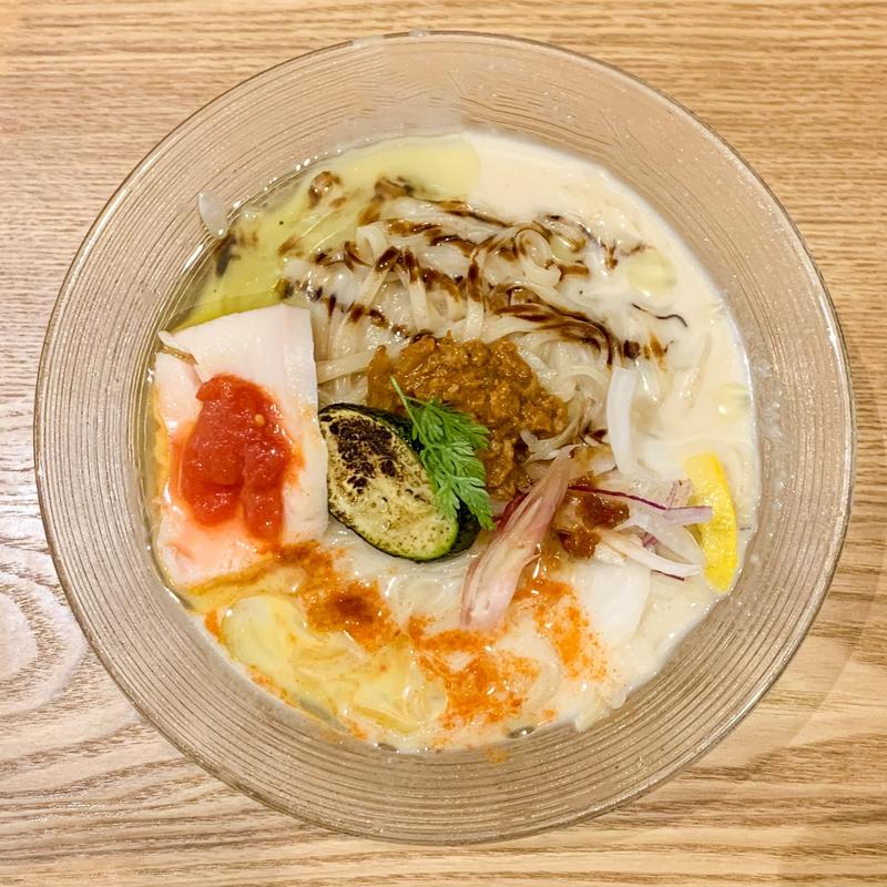 冷やしカレーそば定食(ロカヒ)