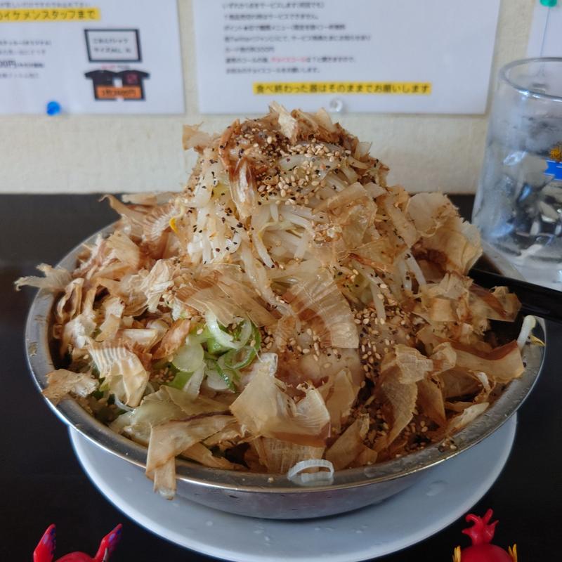 G−しおプレミアム当日限定塩まぜそば(バカ増しの里 ジャンクラーメン じおん(ジャンじ))