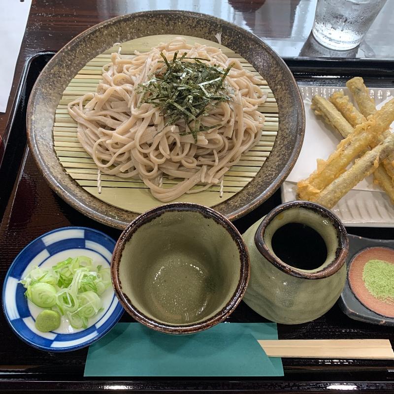 ごぼ天ざる蕎麦(そば茶房 三国)