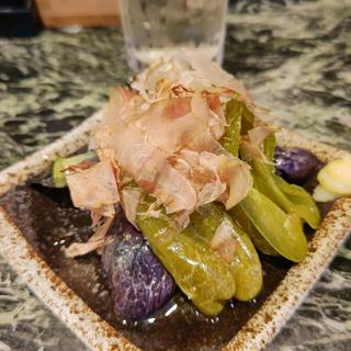 ナスとビーマンの揚げ浸し(古友里)