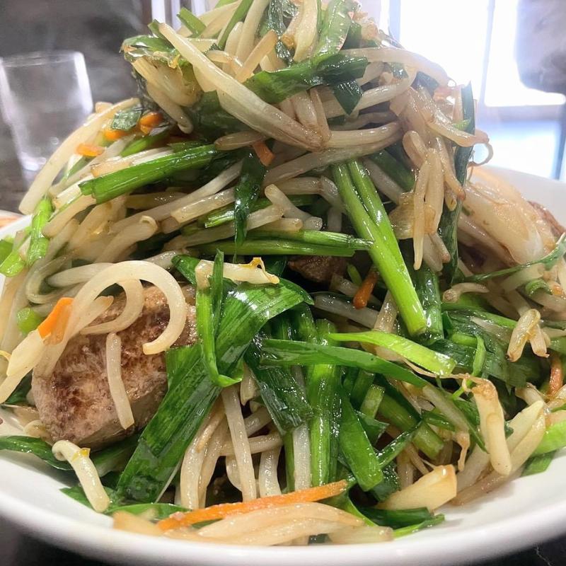 ニラレバー炒め(中華料理 末広)