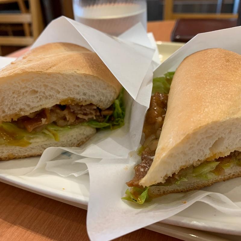 期間限定ミラノサンド　牛カルビ(ドトールコーヒーショップ 仙台南町通り店 )