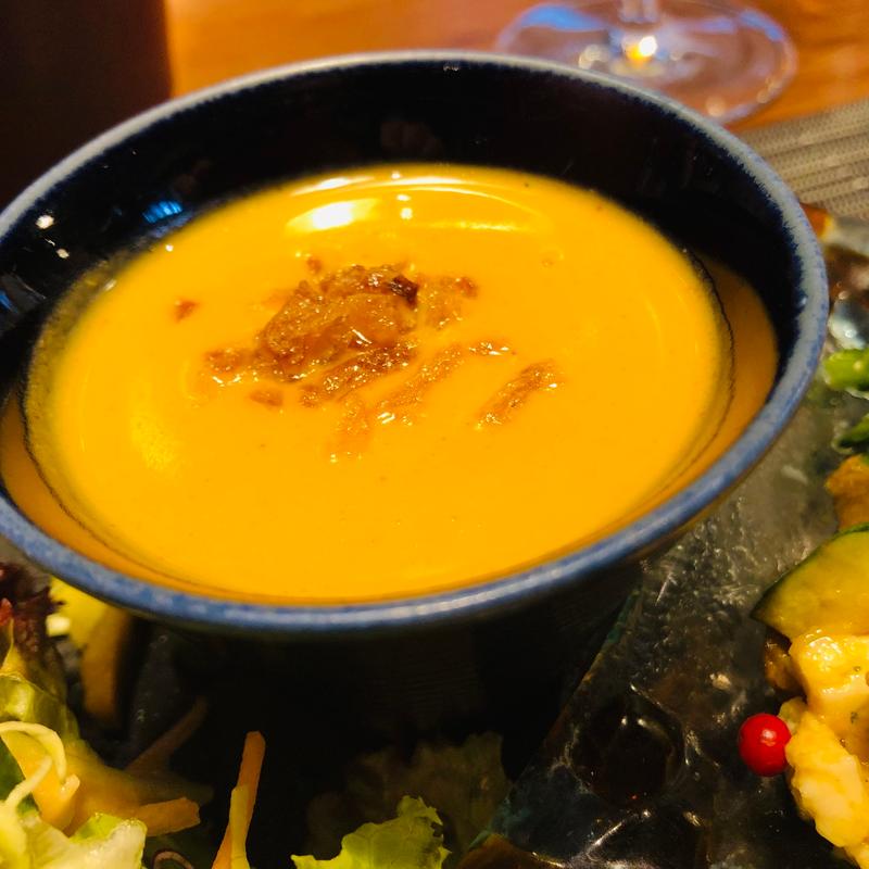 金時人参のポタージュ_ワンプレートランチ(Kokoya de kobayashi)