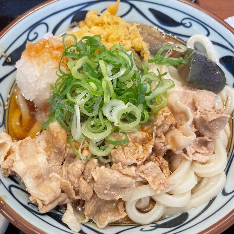 鬼おろし豚しゃぶぶっかけ(丸亀製麺夢野)