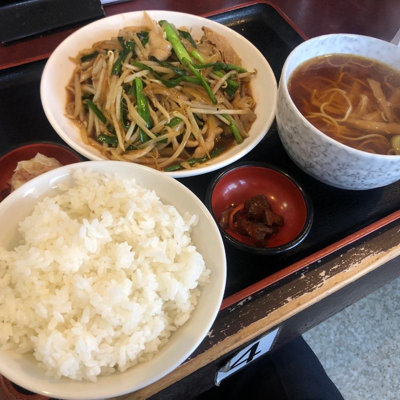 大龍　肉野菜炒めランチ(大龍飯店)