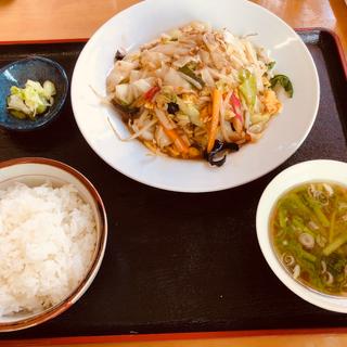 野菜炒め定食(らぁ麺や コント)