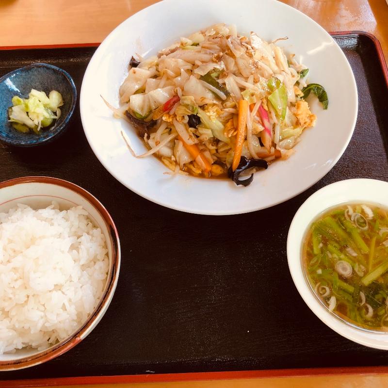 野菜炒め定食(らぁ麺や コント)