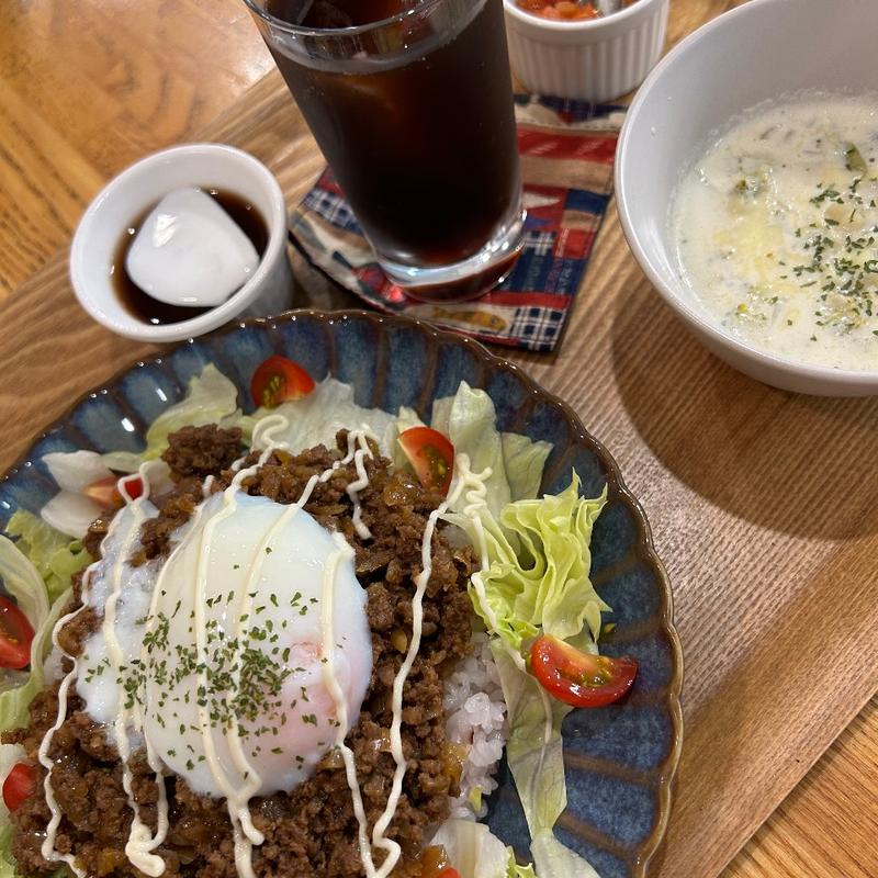 タコライスセット(カフェ・オリーブガーデン （オリーブガーデン）)