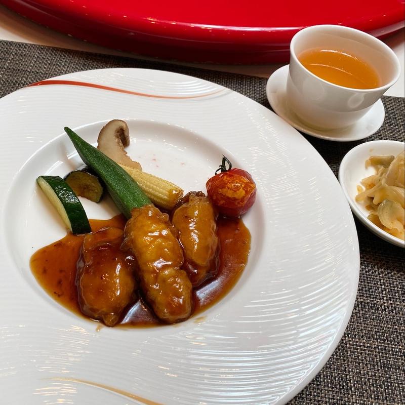 白身魚の黒酢ソース(陽明殿 （チュウゴクリョウリヨウメイデン）)