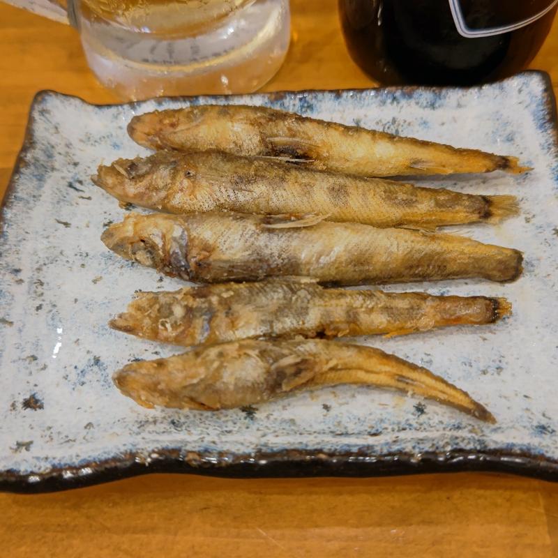 めひかりの唐揚げ(大衆酒場 ホームベース ぴおシティ桜木町店)