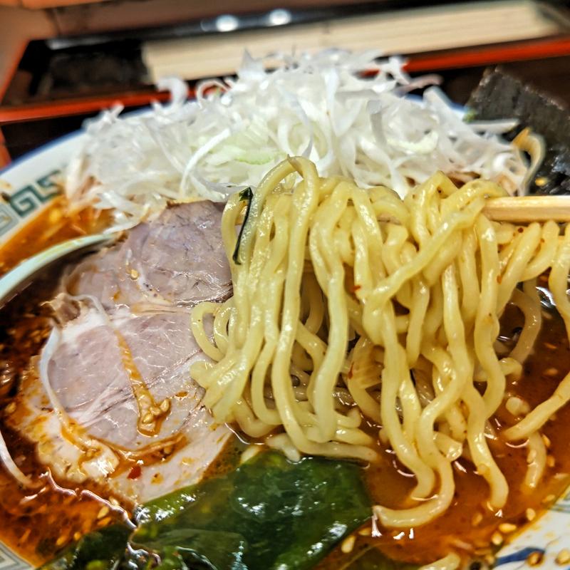 チャーシュー地獄ラーメン中級(地獄ラーメン 田中屋)