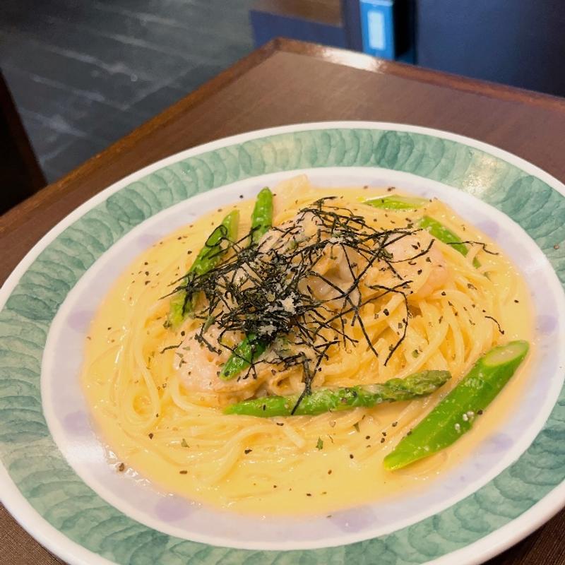 ぷりぷり海老と帆立の明太クリーム(鎌倉パスタ イオンモール京都五条店 )