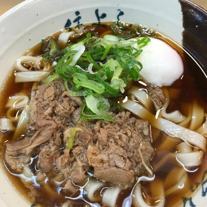 肉きしめん(名代きしめん 住よし JR名古屋駅10・11番ホーム店 （すみよし）)