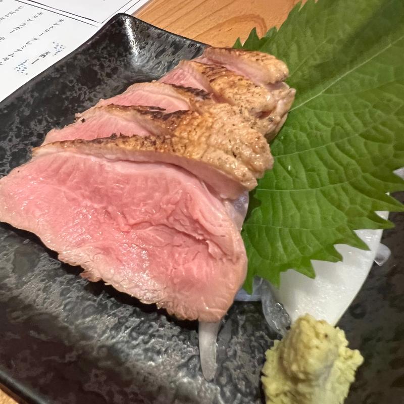 合鴨ロース(蕎麦と鶏 はんさむ 下北沢)