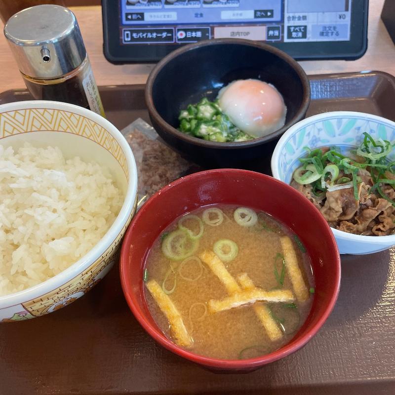 牛まぜのっけ朝食(すき家 豊田曙店 )