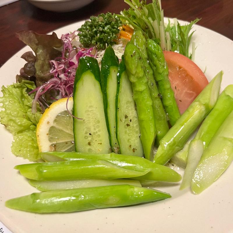 アスパラサラダ(居酒屋 天金 （てんきん）)