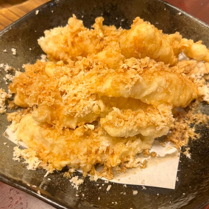 とり天山わさび添え(居酒屋 天金 （てんきん）)