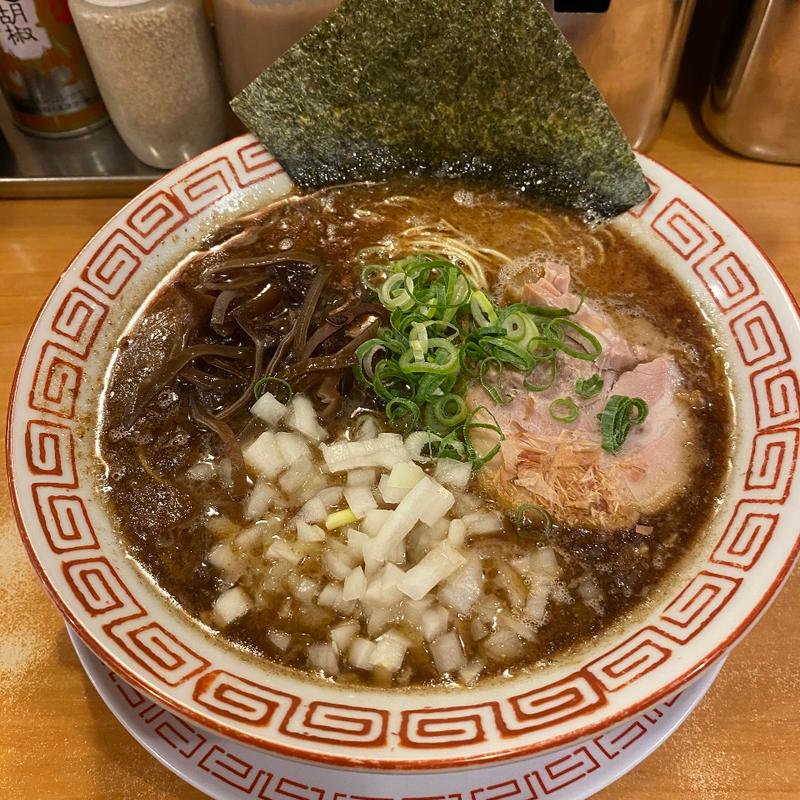魚介とんこつラーメン(博多長浜ラーメン 六角堂 橋本店)