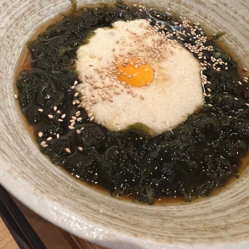 とろろ蕎麦(蕎麦と鶏 はんさむ 下北沢)