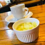 メロンシャーベット(洋食屋 青空 （ヨウリョクヤ アオゾラ）)