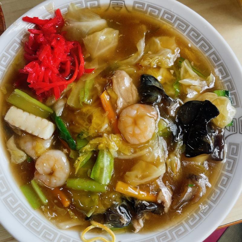 あんかけ焼きそば(満月食堂)