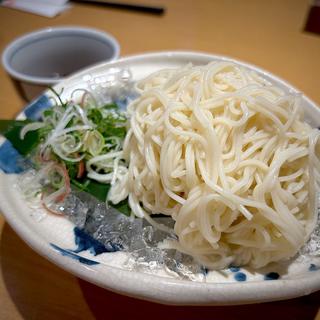 冷製白石温麺(かこいや 仙台駅前店)