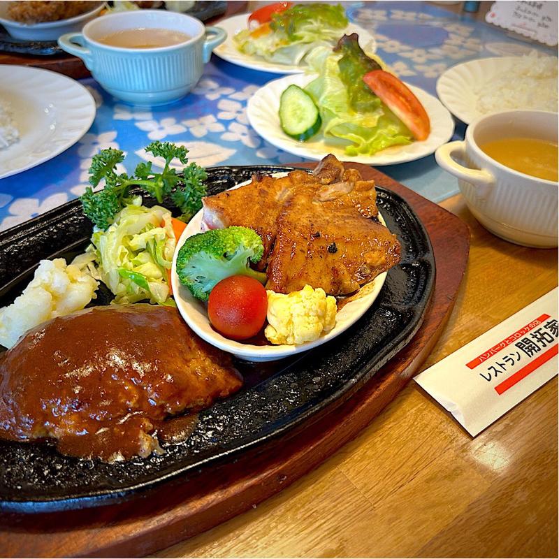 ハンバーグ＆まぐろステーキ(開拓家 )