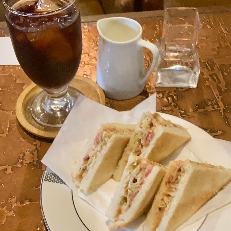 コーヒー&ベーコンレタスサンド(新北浜 )