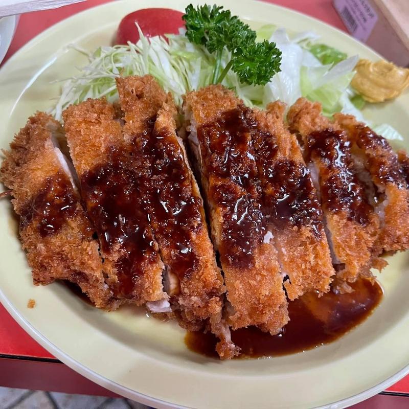 カツ定食(中華料理 松月)