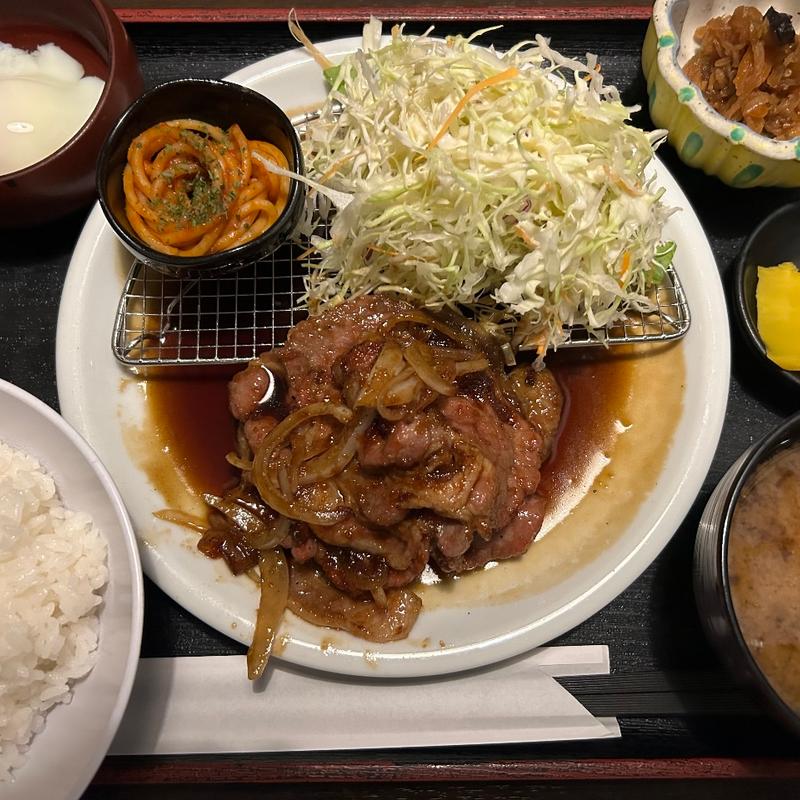 生姜焼定食(酒肴かず葉 )